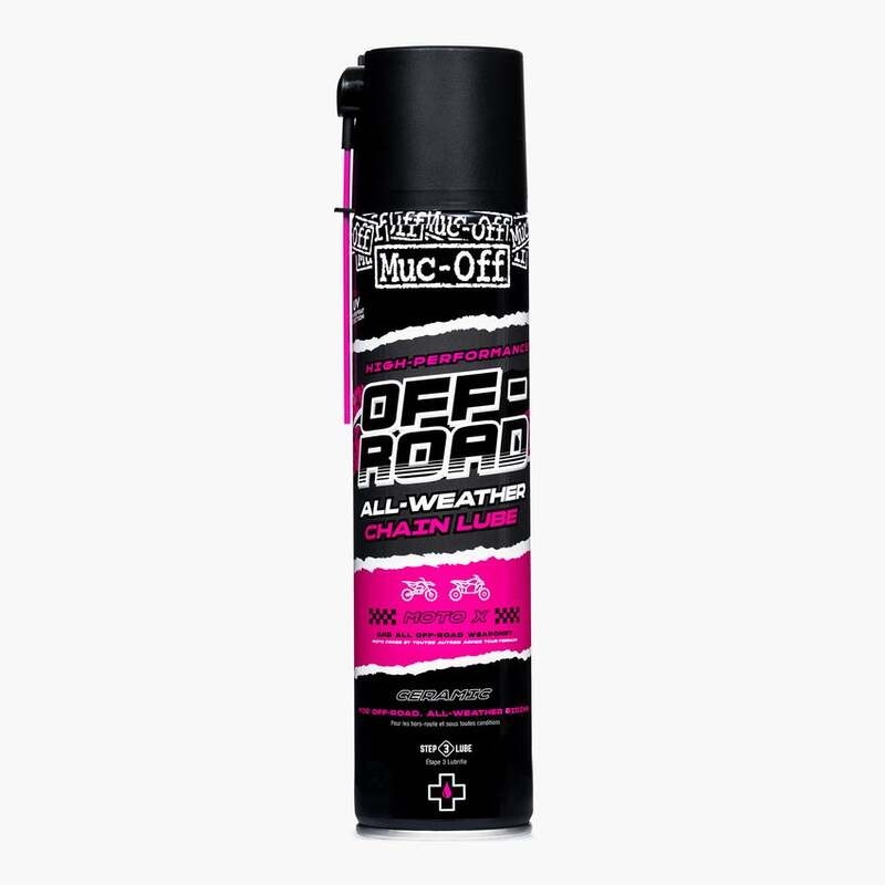 Spray lubricante MUC-OFF Off Road Lube 400mlx12 - motoscamaralweb.com