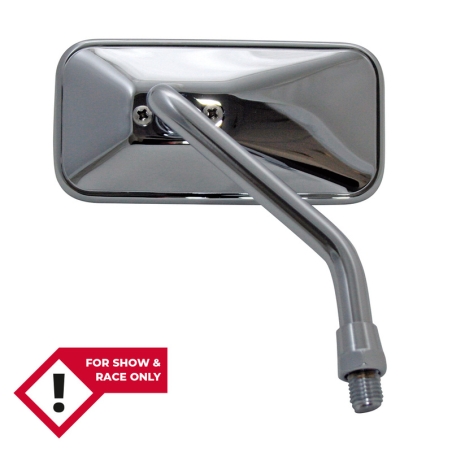 SHIN YO Mirror Chrome Chopper. Short. Rectangular. Right (1pc) - motoscamaralweb.com