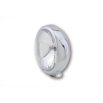 Faro de carretera 4 SHIN YO 1/2carcasa plana. cromado - motoscamaralweb.com
