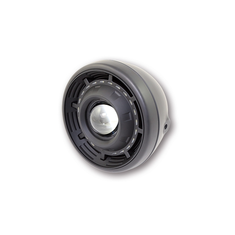 Grupo poliepsoidal SHIN YO Cyclops. negro mate - motoscamaralweb.com