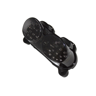 Piloto trasero LED HIGHSIDER smart estilo Kawasaki - cristal ahumado - homologado E - 1 pieza - motoscamaralweb.com