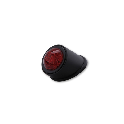 Piloto trasero LED HIGHSIDER smart Old School Type 1 - cristal rojo - homologado E - 1 pieza - motoscamaralweb.com
