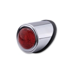 Piloto trasero LED HIGHSIDER smart Old School Type 1 - cristal rojo - homologado E - 1 pieza - motoscamaralweb.com