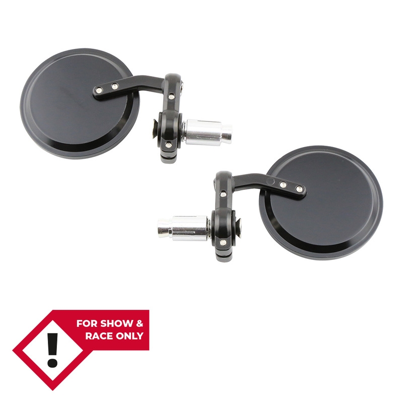 Retrovisor contrapeso de manillar HIGHSIDER smart - redondo - negro - motoscamaralweb.com