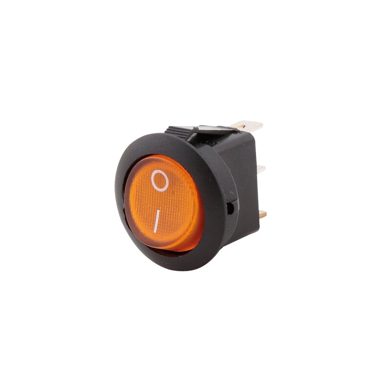 HIGHSIDER smart Switch Universal. On/Off. For Clamping. Yellow Illuminated (1pc) - motoscamaralweb.com