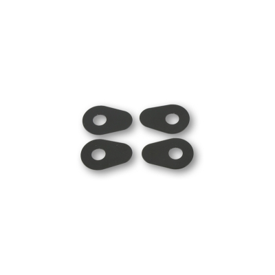 HIGHSIDER smart Mounting Plates Indy Spacer Black Aluminium. For Various Yamaha - motoscamaralweb.com