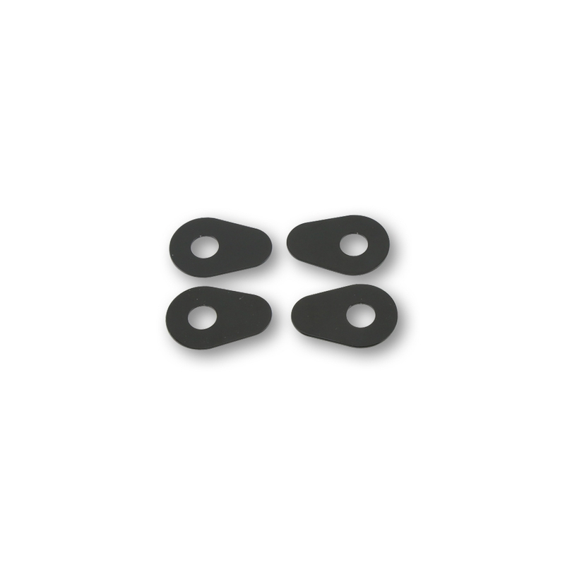 HIGHSIDER smart Mounting Plates Indy Spacer Black Aluminium. For Various Yamaha - motoscamaralweb.com