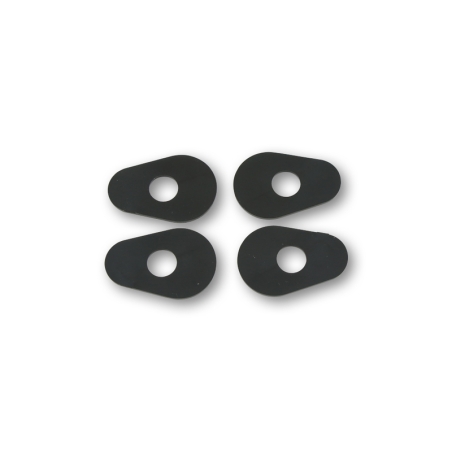 HIGHSIDER smart Mounting Plates Indy Spacer Black For Various Yamaha - motoscamaralweb.com