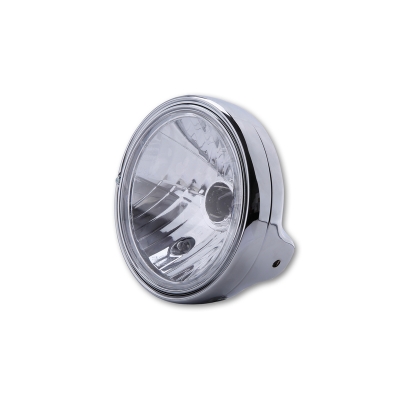 Faro delantero LTD HIGHSIDER smart - 7 inch - cromado - 1 pieza - motoscamaralweb.com