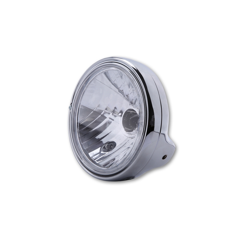 Faro delantero LTD HIGHSIDER smart - 7 inch - cromado - 1 pieza - motoscamaralweb.com