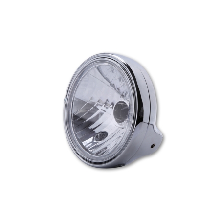 Faro delantero LTD HIGHSIDER smart - 7 inch - cromado - 1 pieza - motoscamaralweb.com