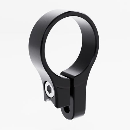 HIGHSIDER pro Clamp Black For Handlebar End Mirror Stem (1pc) - motoscamaralweb.com