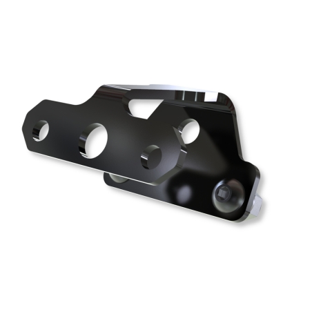 Soporte para luz de matrícula HIGHSIDER pro XL - negro - 1 pieza - motoscamaralweb.com