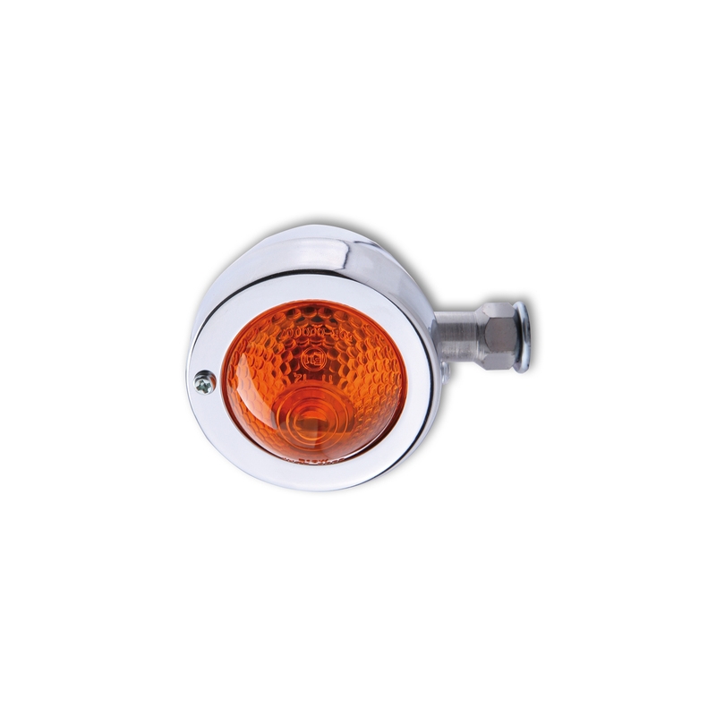 Intermitente HIGHSIDER smart Bullet Pike - cristal naranja - homologado E - 1 pieza - motoscamaralweb.com