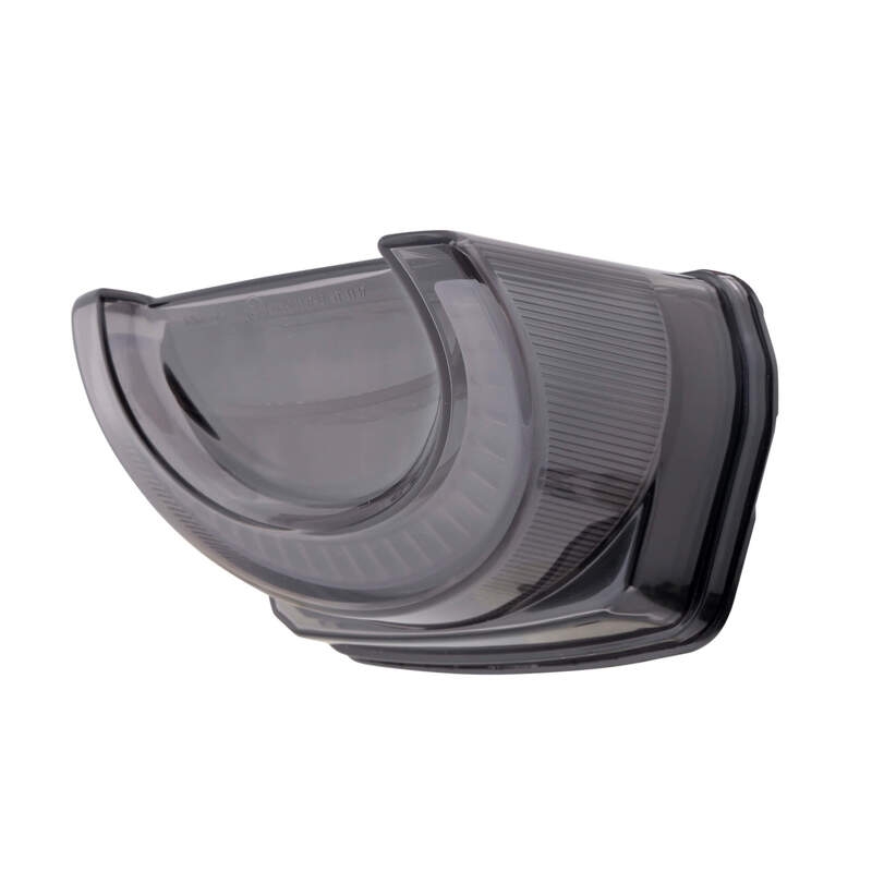 Piloto trasero LED HIGHSIDER smart estilo Honda - cristal ahumado - homologado E - 1 pieza - motoscamaralweb.com