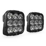 Juego de faros universales DENALI DL9 con lente transparente y cableado premium - motoscamaralweb.com Juego de faros universales DENALI DL9 con lente transparente y cableado premium - motoscamaralweb.com