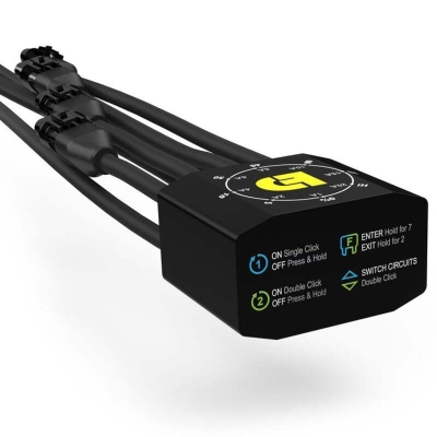 Kit DENALI DialDim™ DL2 - Lentes amarillas - motoscamaralweb.com