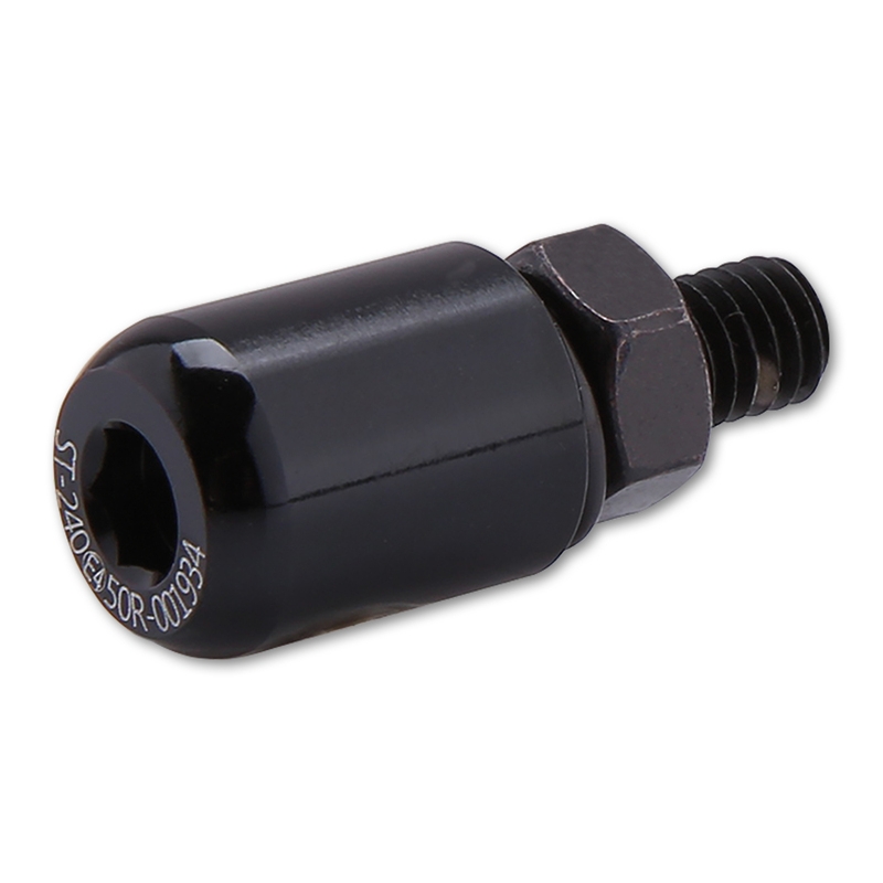 Luz de matrícula LED HIGHSIDER smart - negro - 1 pieza - motoscamaralweb.com