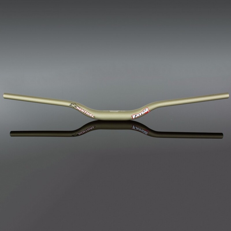 Manillar RENTHAL CYCLE Fatbar Ø35 H40mm Aluminio Oro - motoscamaralweb.com
