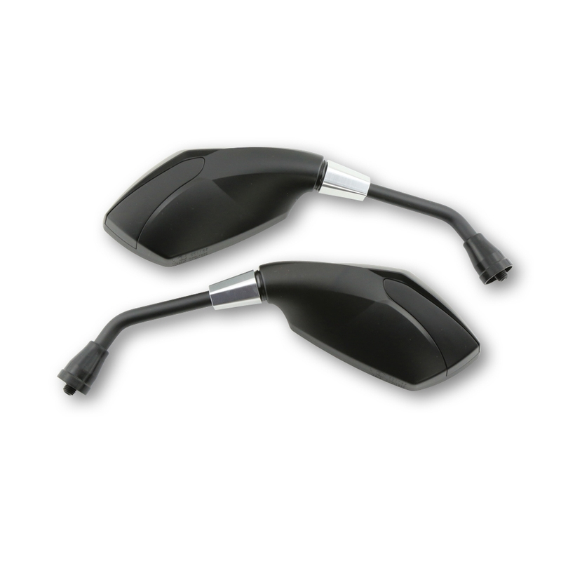 Retrovisor de manillar HIGHSIDER smart Ravenna - negro - motoscamaralweb.com