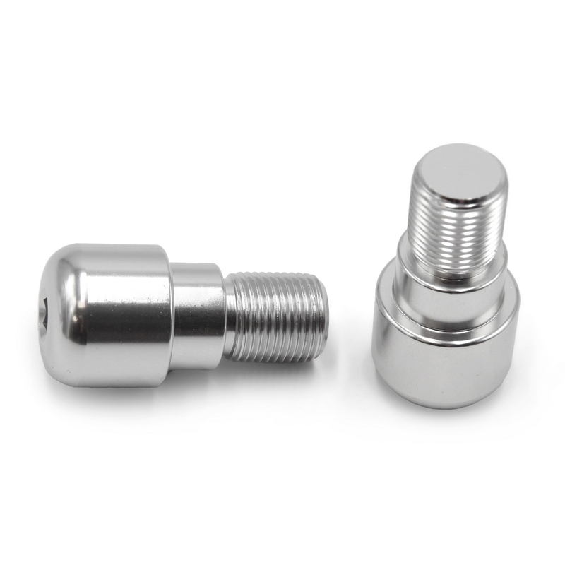 Juego contrapesos manillar V PARTS YAMAHA R6 plata - motoscamaralweb.com