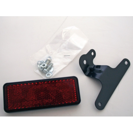 Catadióptrico HIGHSIDER smart con soporte universal - rojo - motoscamaralweb.com