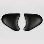 Cubiertas laterales ARAI (Sistema SuperAdSis ZF). Negro Mate (Modelos: