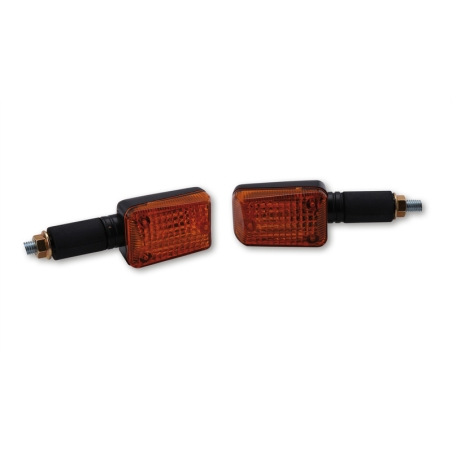 Intermitente HIGHSIDER smart Mini - cristal naranja - homologado E - par - motoscamaralweb.com