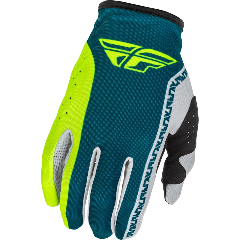 Guantes FLY RACING Lite - gris/Lime/Teal - motoscamaralweb.com