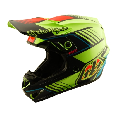 Casco infantil TROY LEE DESIGNS GP Pro Segment - Amarillo - motoscamaralweb.com