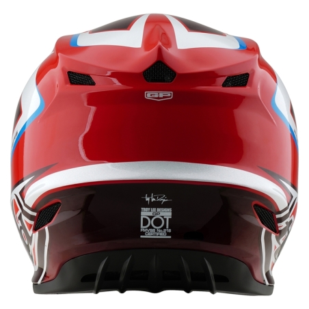 Casco infantil TROY LEE DESIGNS GP Shutter - Rojo/Blanco - motoscamaralweb.com