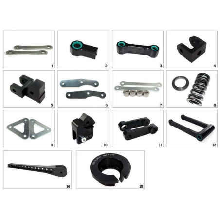 Kit de bajada TECNIUM -30mm - motoscamaralweb.com