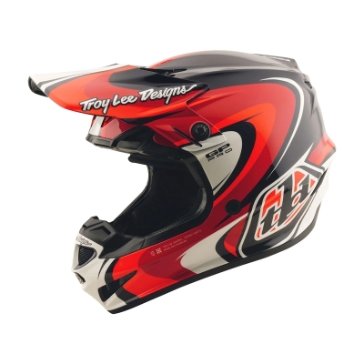 Casco infantil TROY LEE DESIGNS GP Pro Crossover - Negro/Rojo - motoscamaralweb.com