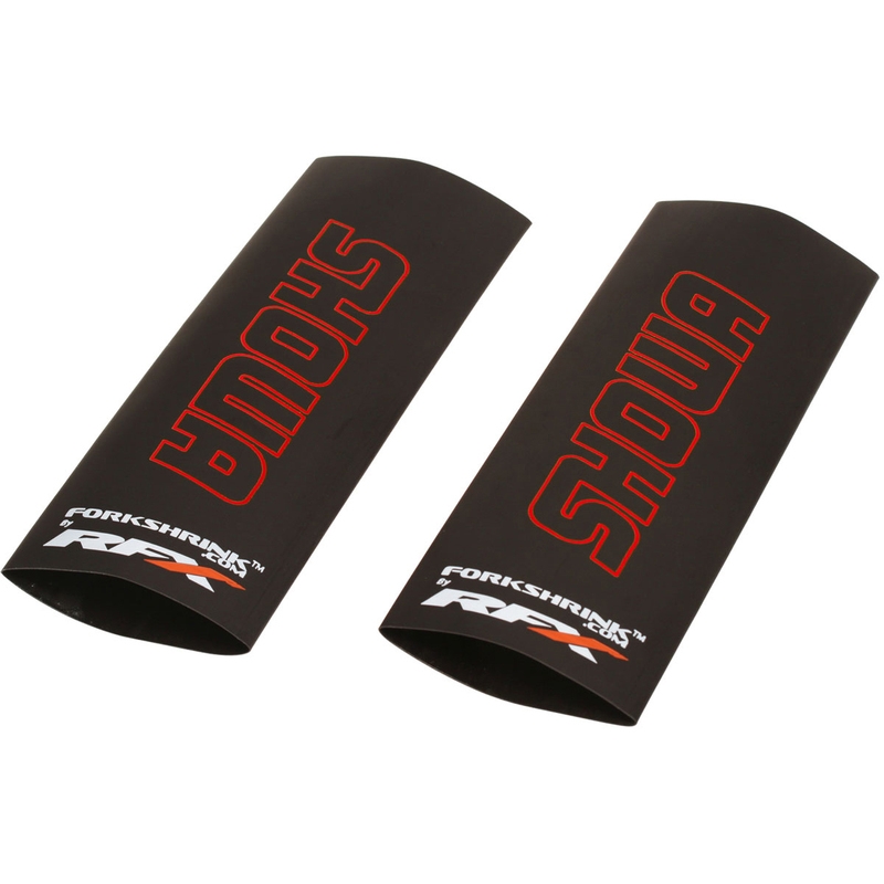 Protector de horquilla superior RFX Race Series Forkshrink con logo Showa - Rojo - motoscamaralweb.com