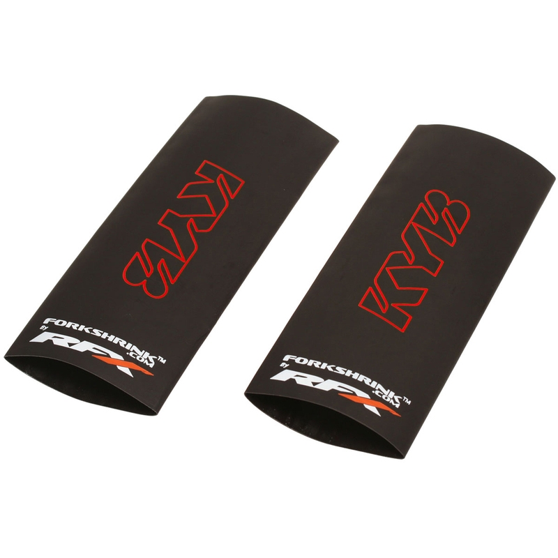 Protector de horquilla superior RFX Race Series Forkshrink con logo KYB - Rojo - motoscamaralweb.com