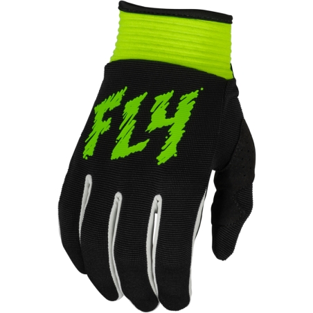 Guantes infantiles FLY RACING F-16 - Negro / Verde Neón - motoscamaralweb.com