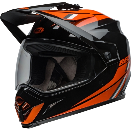Casco BELL MX-9 Adventure MIPS - Alpine Gloss Black/Orange - motoscamaralweb.com