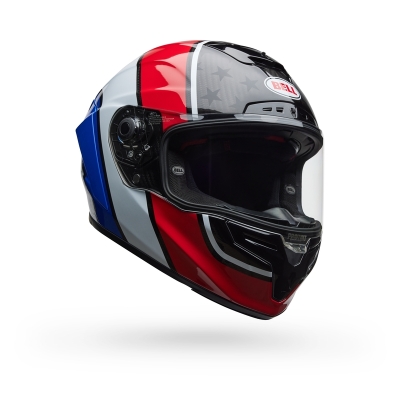 Casco BELL Race Star DLX Flex - RSD Old Glory Gloss - motoscamaralweb.com