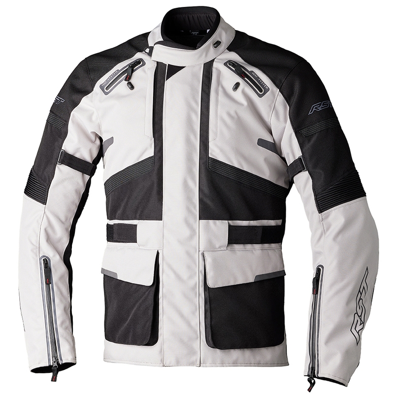 Chaqueta textil RST Endurance CE hombre - Plata / Negro - motoscamaralweb.com