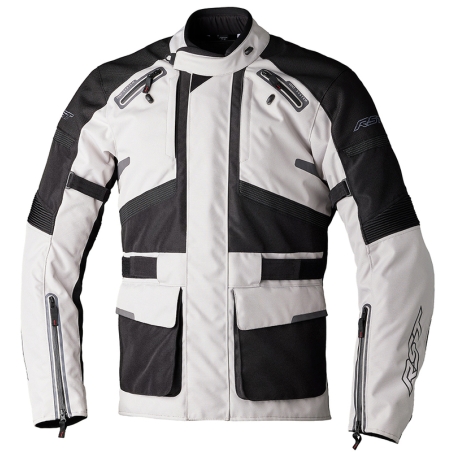 Chaqueta textil RST Endurance CE hombre - Plata / Negro - motoscamaralweb.com