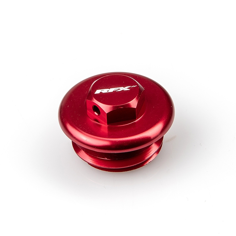 Tapón de cárter de aceite RFX Race - rojo - motoscamaralweb.com