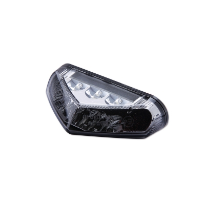 Piloto trasero LED HIGHSIDER smart - cristal ahumado - homologado E - 1 pieza - motoscamaralweb.com