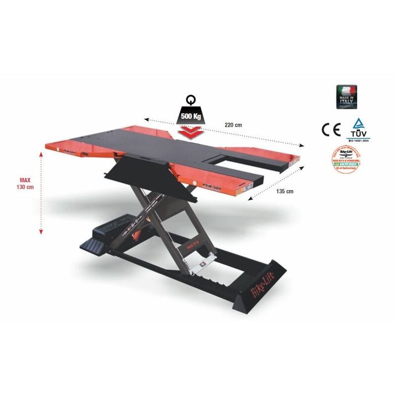 Elevador de taller BIKE LIFT Max 516 PSW - motoscamaralweb.com