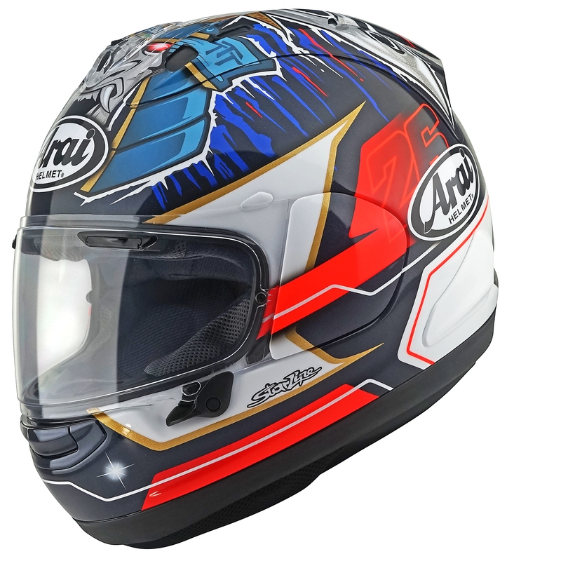 Casco ARAI RX-7V EVO - Pedrosa Shogun - Replica- motoscamaralweb.com