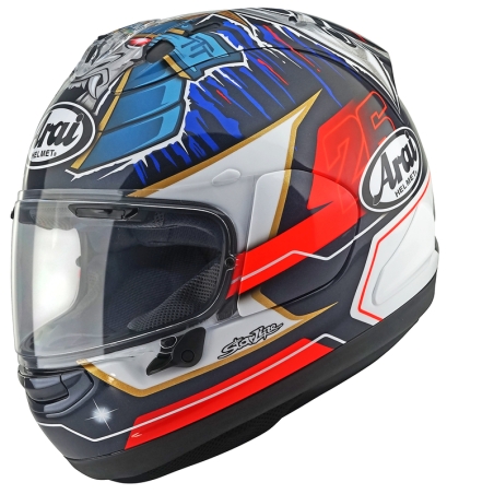Casco ARAI RX-7V EVO - Pedrosa Shogun - Replica- motoscamaralweb.com