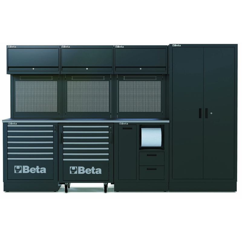 Combinación de mobiliario BETA para taller RSC50 2.0 con 445 herramientas - motoscamaralweb.com