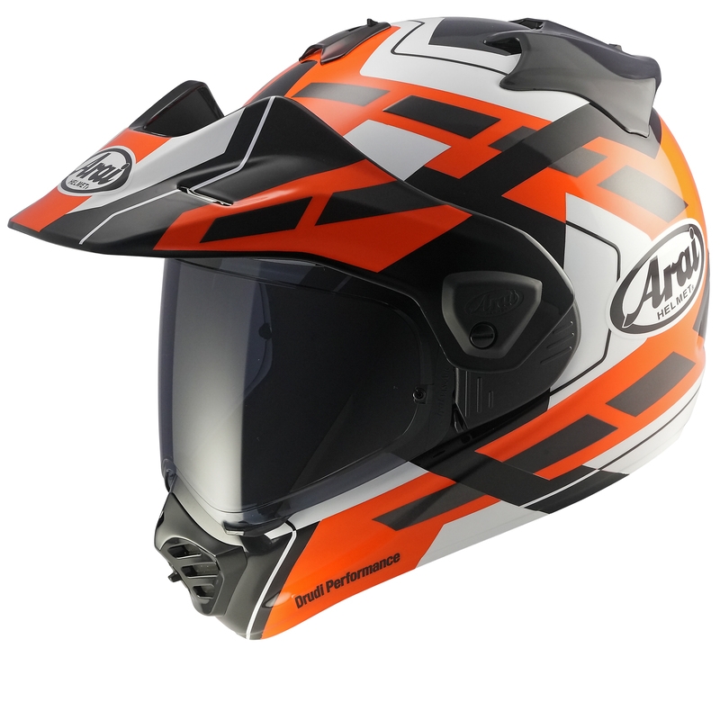 Casco ARAI TOUR-X5 Match - naranja - motoscamaralweb.com