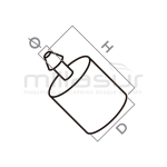 FILTRO GASOLINA MOTOS.TILLOTSON 4mm POREX - motoscamaralweb.com