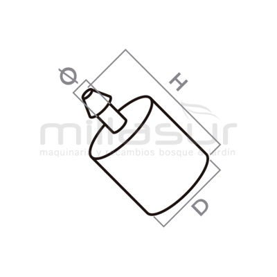 FILTRO GASOLINA ORIGINAL TILLOTSON 3.5X38X21 - motoscamaralweb.com