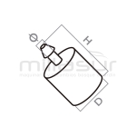 FILTRO GASOLINA ORIGINAL TILLOTSON 3.5X38X21 - motoscamaralweb.com